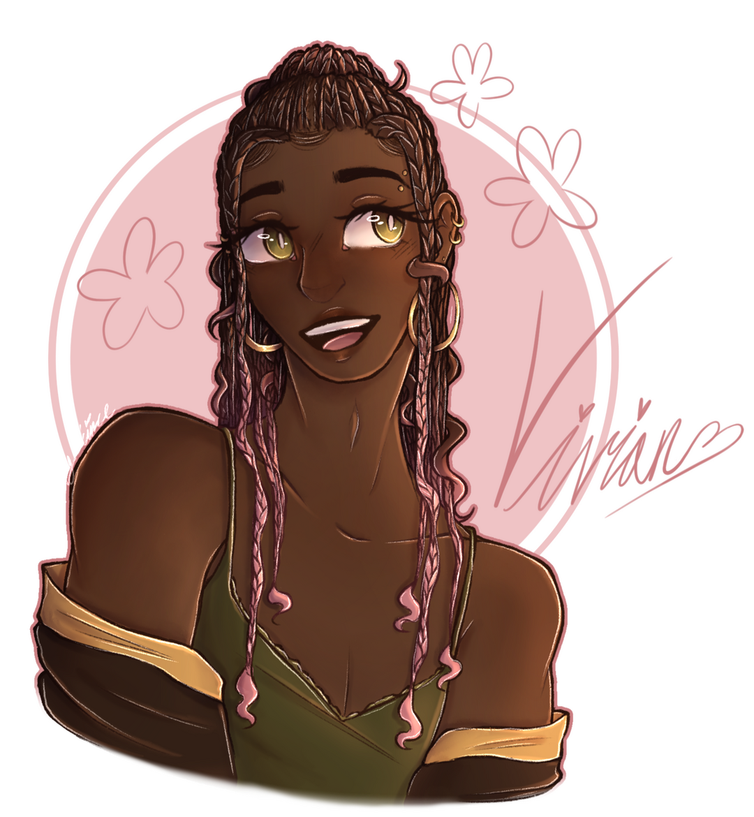 Shaded bust