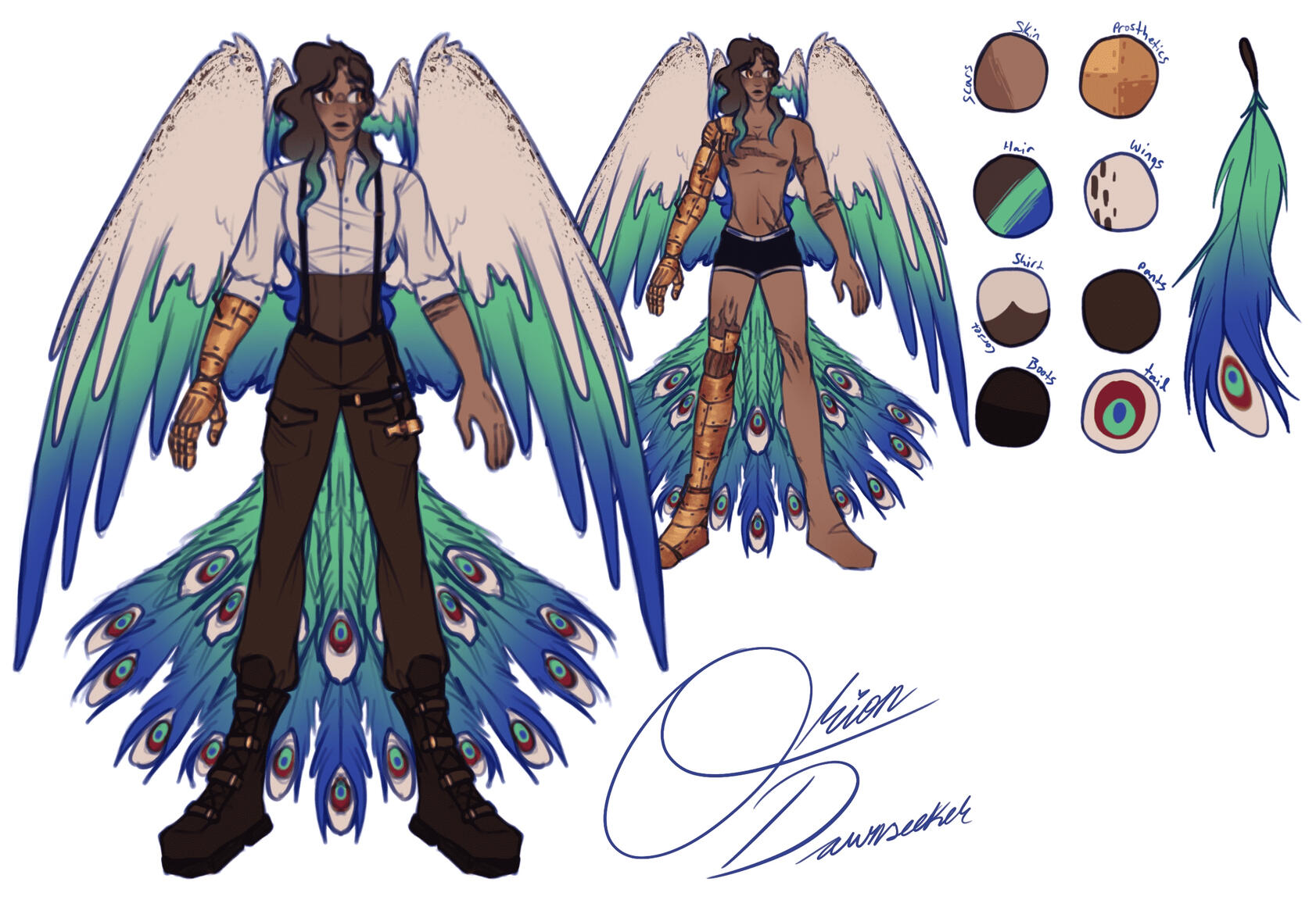 Unfinished ref sheet